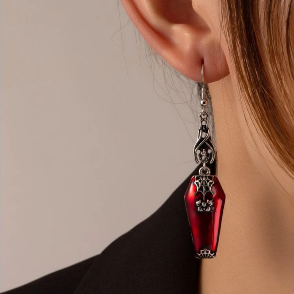 Casket earrings